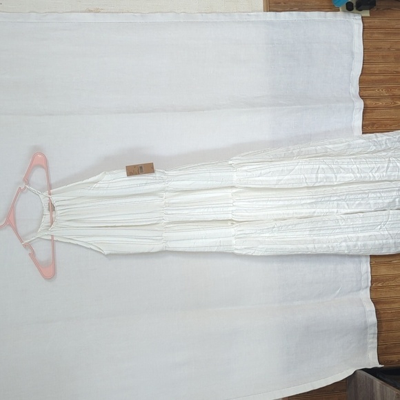 Cremieux Sophie Dress Botanic Bouquet White Black Stripe Size Extra Small NWT - Picture 1 of 8